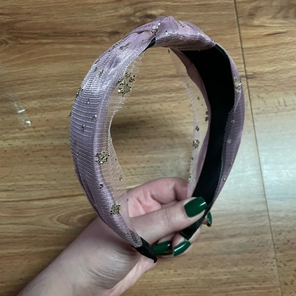 Glitter Tulle Knot headband